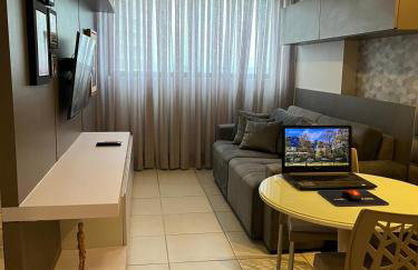 Flat Beach Class Excelsior - Apto Completo para 4 pessoas vista rio e mar - Foto 3