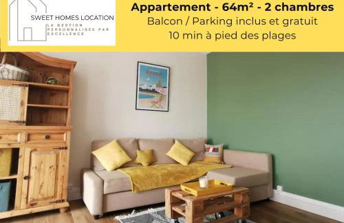 Appartement lumineux proche plage et marché, centre-ville accessible à pied parking gratuit I SWEET HOMES LOCATION - Foto 1