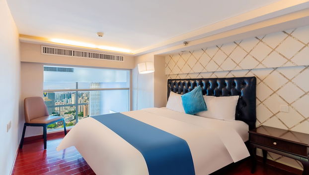 Doria Apartment Zhengjia Golden Palace(Canton Fair Free Shuttle) - Foto 2, Habitación