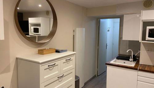 Appartement Studio rénové le Corbier 4 personnes 22m2 domaine les Sybelles Classé 2 étoiles label qualité le corbier - Foto 3