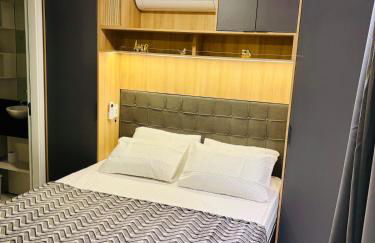 Studio Luxuoso Cama Queen Ar Condicionado e Cozinha Completa - Photo 65