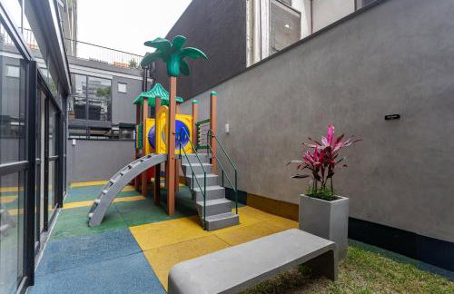 Oxy 77 Batel - Home Club com piscina, academia, lavanderia, gocoffee - Foto 16