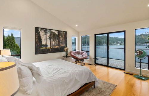 Lakefront Luxury Stunning Views Dock Hot Tub - Foto 11