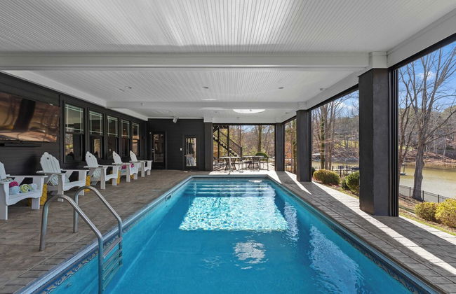 Luxury Lakefront Stay Private Dock, Indoor/outdoor Pool The Retreat - Foto 60