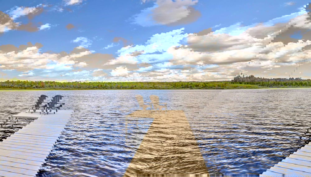 Secluded Woodsy Watersmeet Cabin w/ Fire Pit - Photo 1, Primary image