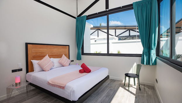 22m Oxygen Pool Villa Sunset Garden 9 - Foto 3, Habitación