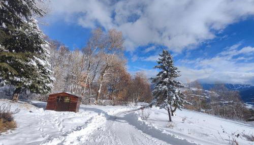Nid d'aigle, vue panoramique dégagée et jardin, de plein pied, face au Sud et aux montagnes - Photo 5