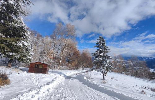 Nid d'aigle, vue panoramique dégagée et jardin, de plein pied, face au Sud et aux montagnes - Photo 5