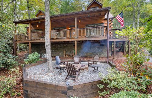 Deck, Fire Pit and Game Room! Wooded Cashiers Escape - Foto 32