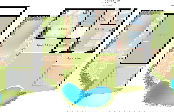 Mastrogiannis villa Myrtia - Foto 9