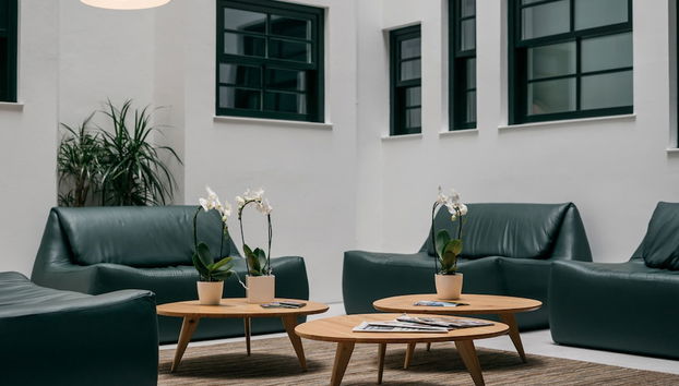 Sala de estar do lobby