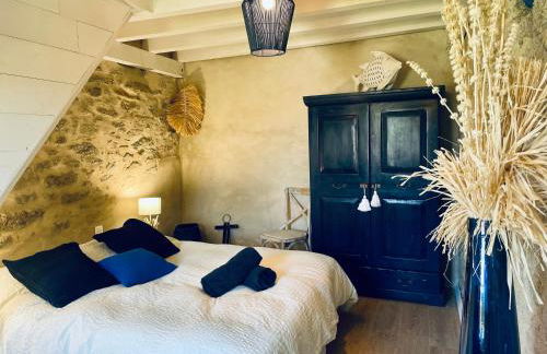 Maison Maillots et Bigorneaux, 15 pers, jacuzzi, 40m de la mer - Foto 47