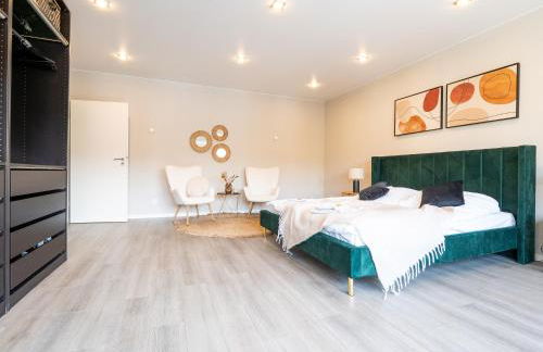 Design Apartment zentral für 6 in Andernach: Ausblick, WiFi, Küche - Photo 31