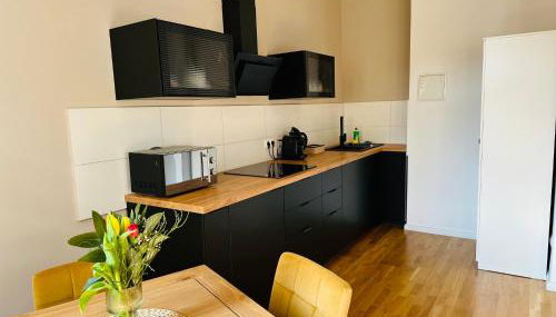 Apartment FAUNA in Halle an der Saale - Foto 4, stove, minibar