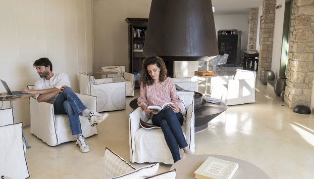 Zona de estar del vestíbulo