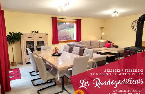 Les Randogodilleurs avec Jacuzzi à 2kms des pistes et 350m du Théatre du Peuple ! - Foto 1