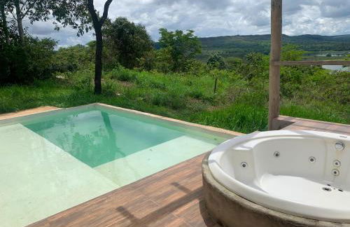 RANCHO NATURE piscina e hidromassagem no LAGO CORUMBÁ 4 ALEXANIA - Foto 16
