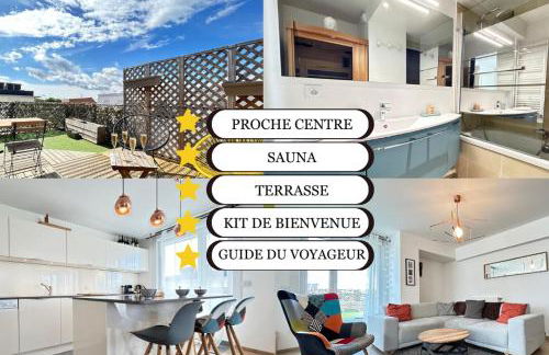 Rooftop 6 pers, 2 Sdb avec terrasse - Foto 34