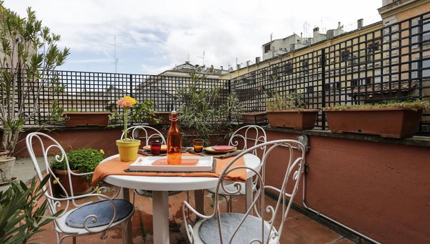 Pantheon Romantic Nest With Terrace - Foto 5, Habitación
