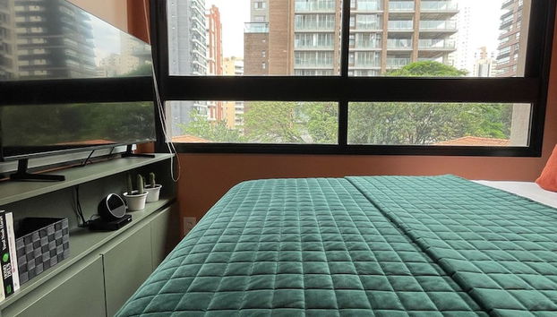 Studio Pinheiros Cozy Studio in Pinheiros - Foto 5, Habitación