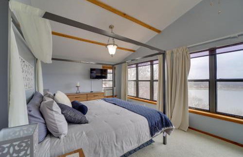 Lake-View Home with Deck and Gas Grill in Bernice! - Foto 19