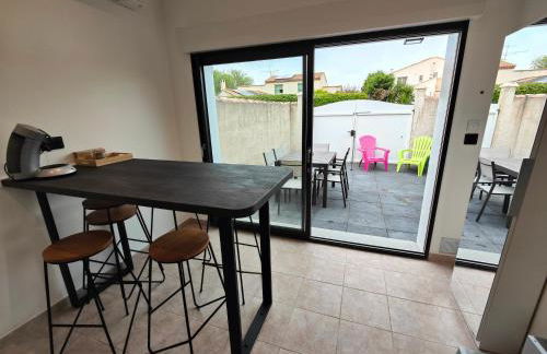 Maison classé 3 étoiles Pérols avec terrasse et clim - Foto 1