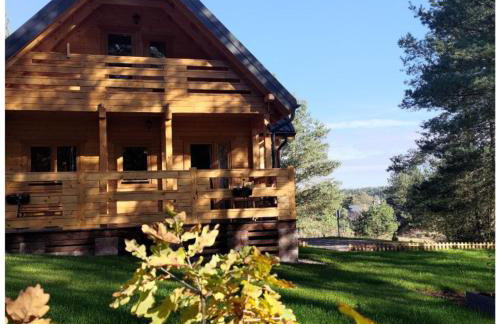 Mazurska bania u Pana Szeptuna - drewniany dom na skraju lasu - Foto 12