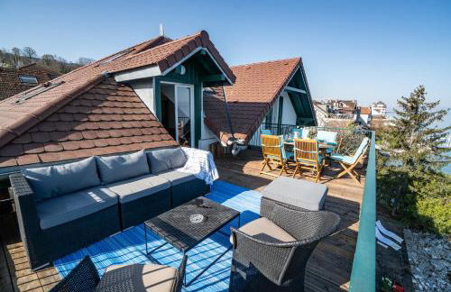 La Villa du Lac - Appartements de vacances - Les pieds dans l'eau - Foto 10