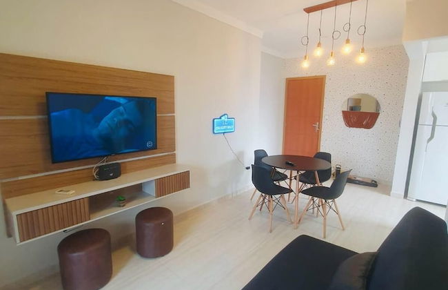 Pé na areia apto c vista mar e piscina - Foto 8