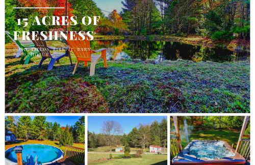 Southwoods Mountain Estate -private mansion, pool, hottub+ 15 acres - Foto 16