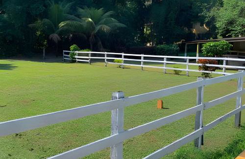 Casarão Miguel Pereira - Refúgio na Natureza com Lareira Externa, Piscina, Fondue e Amplo Jardim - 12 Min do Parque Terra dos Dinos - Foto 16