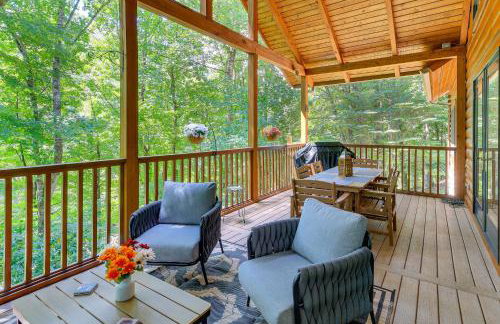 Luxe Mountain Escape with Hot Tub and Gym Near Boone! - Foto 35