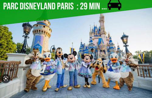 The Sunshine- Appart cosy proche Paris-Disney avec Parking privé dans résidence - Foto 30