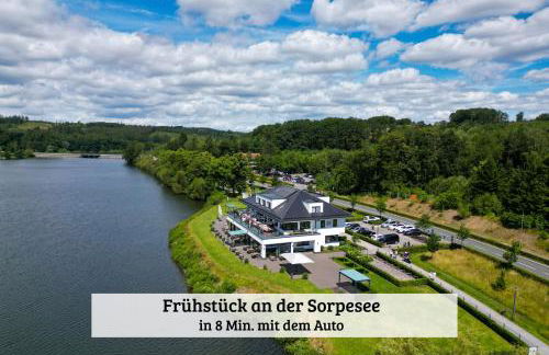 LenHaus Sundern - Ferienhaus mit Kamin & Garten - Foto 57