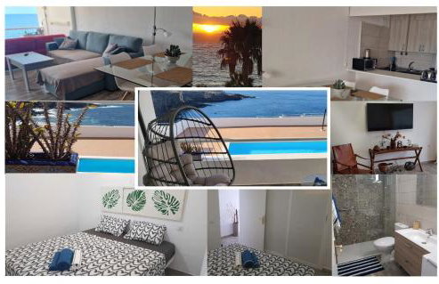 En Primera línea de mar y piscina - Apartamento AZUR - El Ancla - Callao Salvaje - COSTA ADEJE - Foto 1