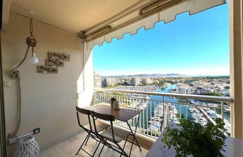 Studio baie Cannes golf piscine mer - Foto 6