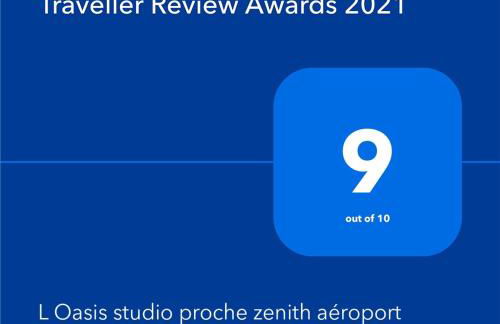 L Oasis studio proche hôpital et aéroport Piscine Parking &Netflix - Foto 29