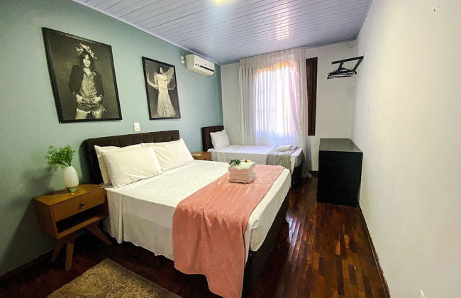 Casa Ampla 1 suite 2quartos churras e AC - Foto 1