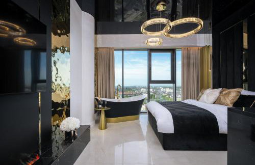 Goldstar Apartament- Wanna z widokiem, 19 Piętro, Hanza Tower Szczecin - Foto 13