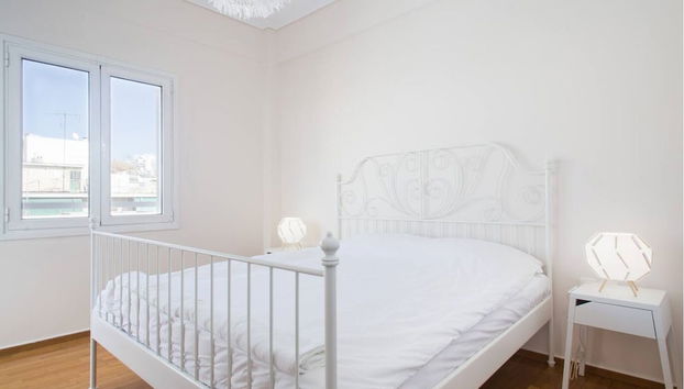 Neos Kosmos 1Bd Apt with Stunning Views - Foto 3, Habitación