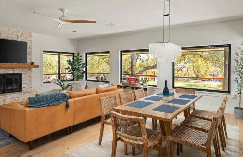 Lake View Modern Farmhouse Hot Tub 2 Suites - Foto 42