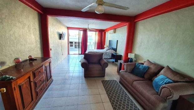 Coin salon dans le hall