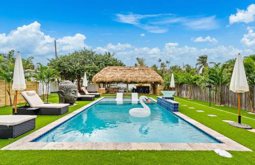 Bali Inspired home with Heated Pool, Sauna and Hot Tub! Close to Beach and Atlantic Ave - Photo 34
