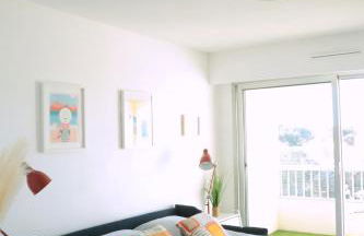 Studio dernier étage vue mer Clim et Wifi - Foto 7