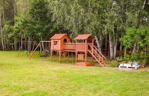 Nowy domek z podgrzewanym basenem na wyłączność - Foto 53