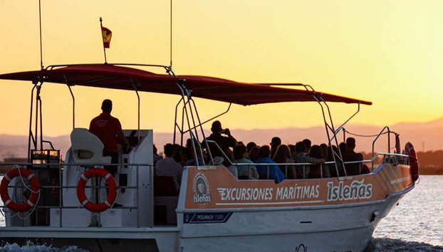 Isla Cristina-Bootstour - Foto 4, Un bateau au coucher du soleil à Isla Cristina