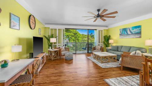 Step to beach New Quiet Kiahuna Plantation Remodeled 2 bedroom condo with AC - Foto 2