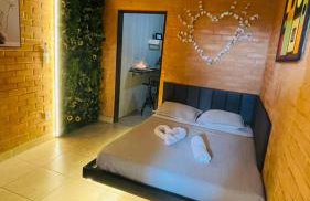 Suite inteligente com integração com alexa- cama flutuante - área central de GV- casais- indivudual - Foto 25