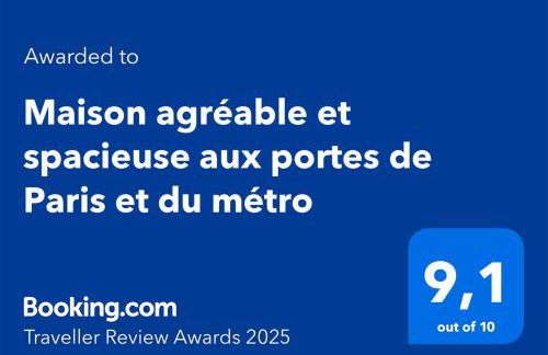 Maison agréable et spacieuse aux portes de Paris et du métro - Foto 7