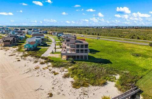 Oceanfront Galveston Beach House Steps to Sand! - Foto 43